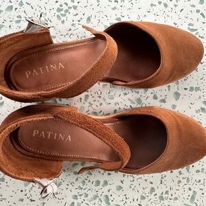 Beautiful sueded leather shoes from Patina/Portland Leather Goods